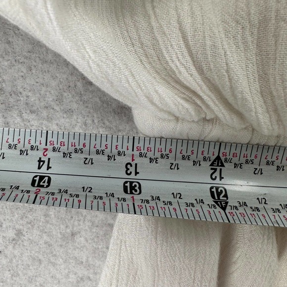 Lovers +‎ Friends Womens SMALL Romper Ruffle Open Back Slouchy Gauze Ruffle Boho - Picture 15 of 15